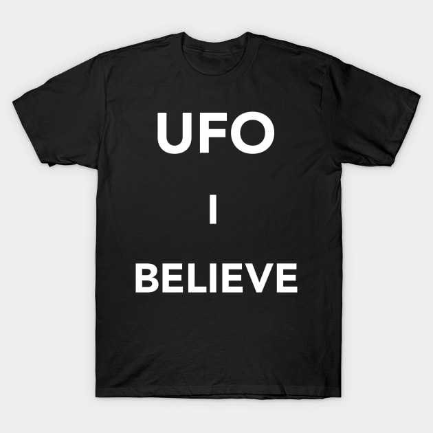 UFO I Believe T-Shirt by vladocar